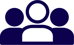 icon showing three people