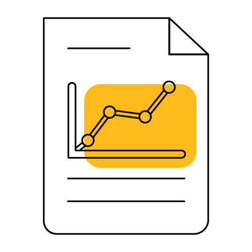 illustration of a line graph