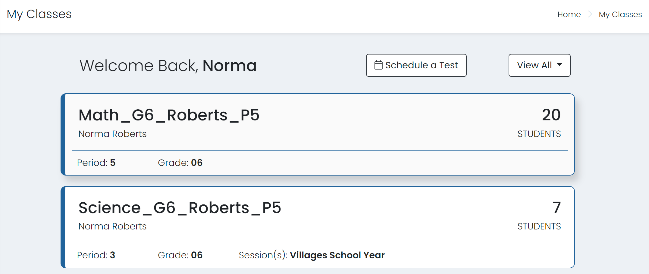 My Classes