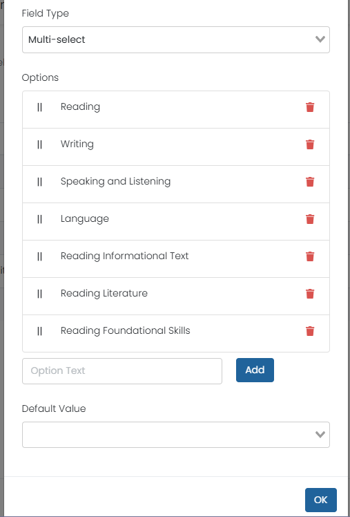 additional sample setup for item metadata 