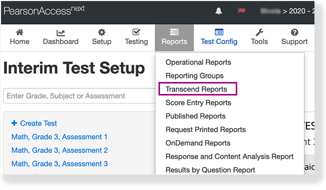 Transcend Assessments > Access Transcend Reports > TRAN_Reports1.png
